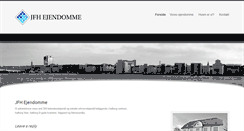 Desktop Screenshot of jfh-ejendomme.dk